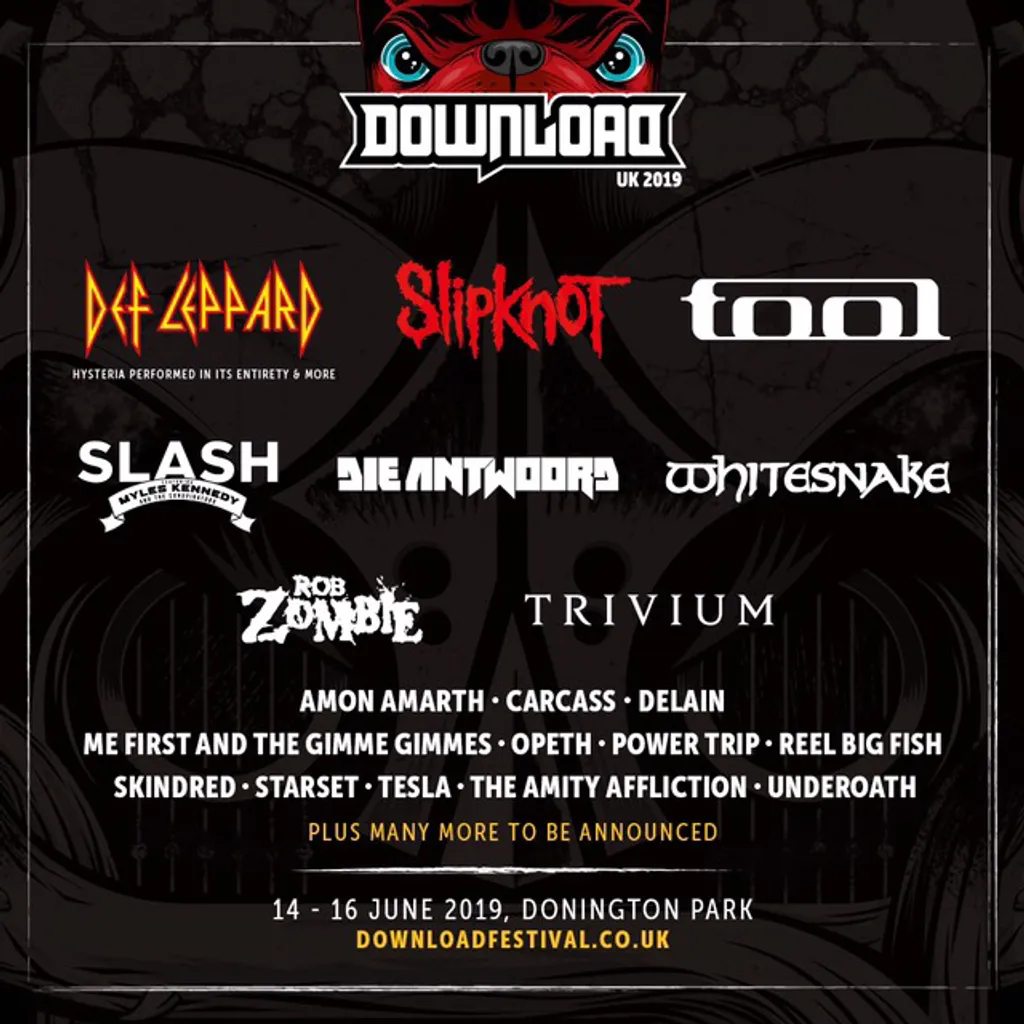 Download Festival 2019 Poster October Announcement