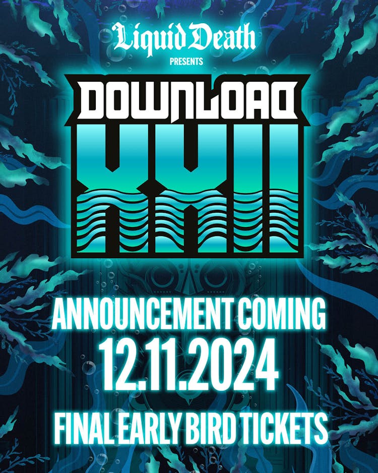 Here’s when the first big Download Festival 2025 band… Kerrang!