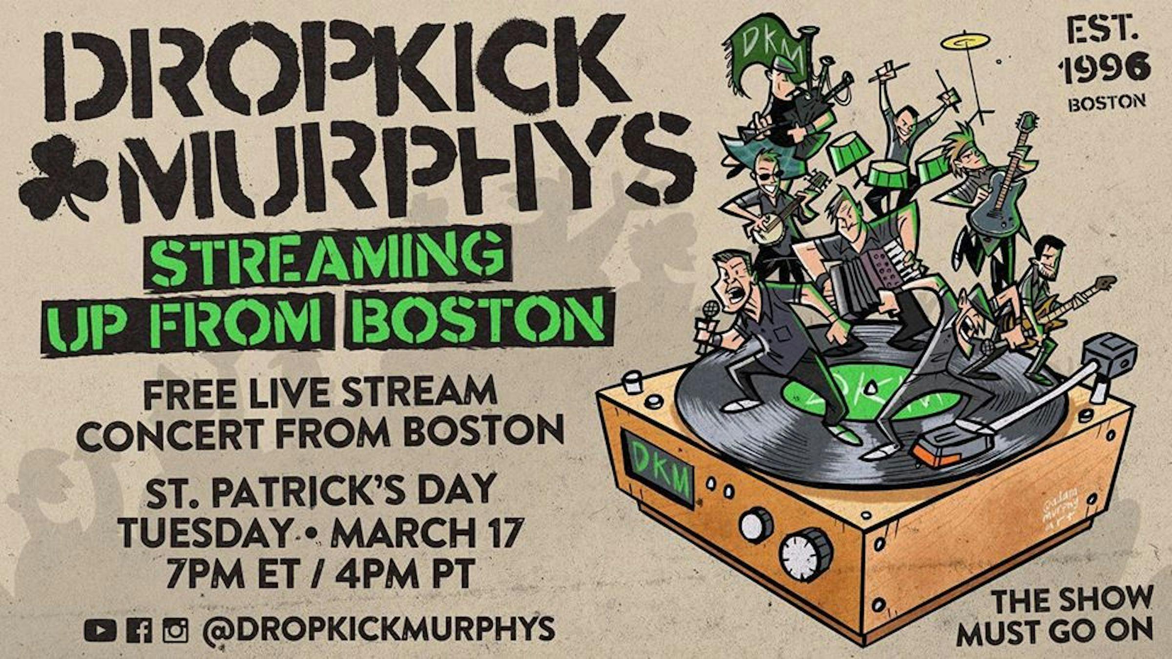 Dropkick Murphys Will Livestream Their Infamous St. Patrick's Day Performance Tuesday Night