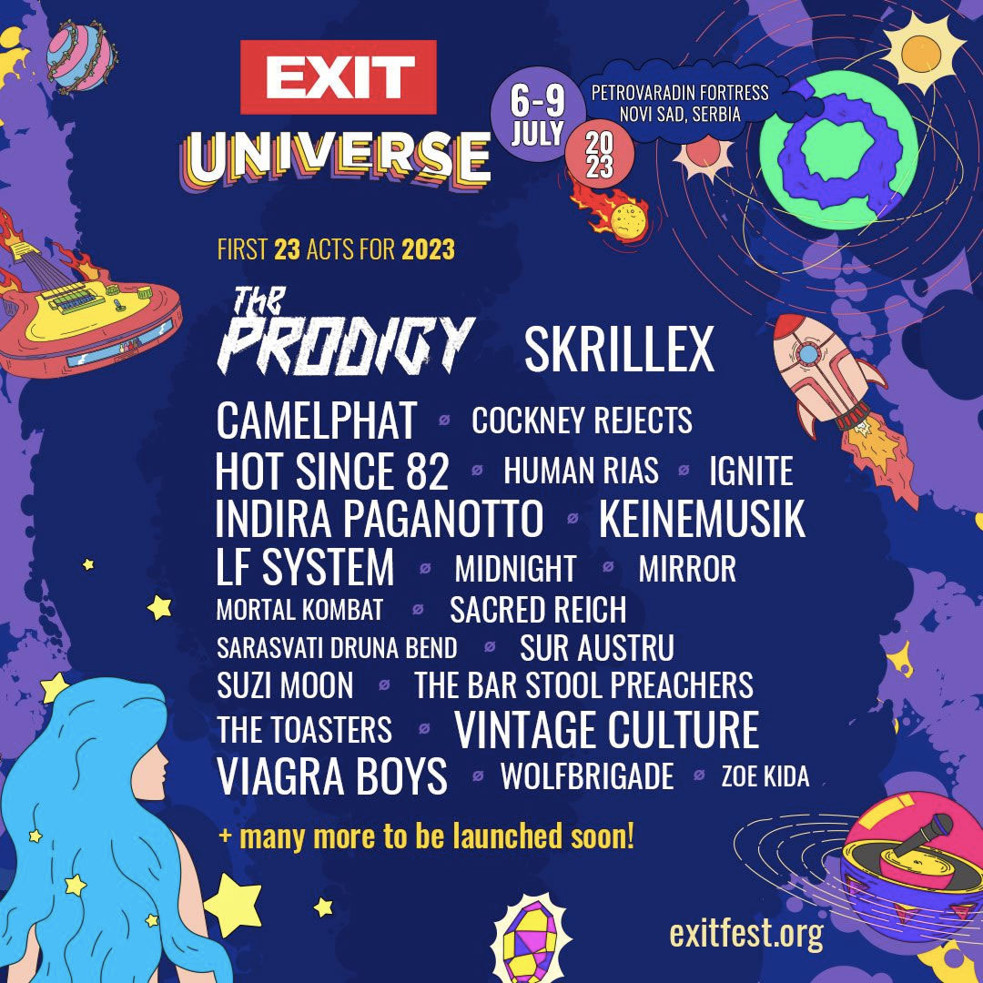 The Prodigy, Skrillex And More For EXIT Festival 2023 | Kerrang!