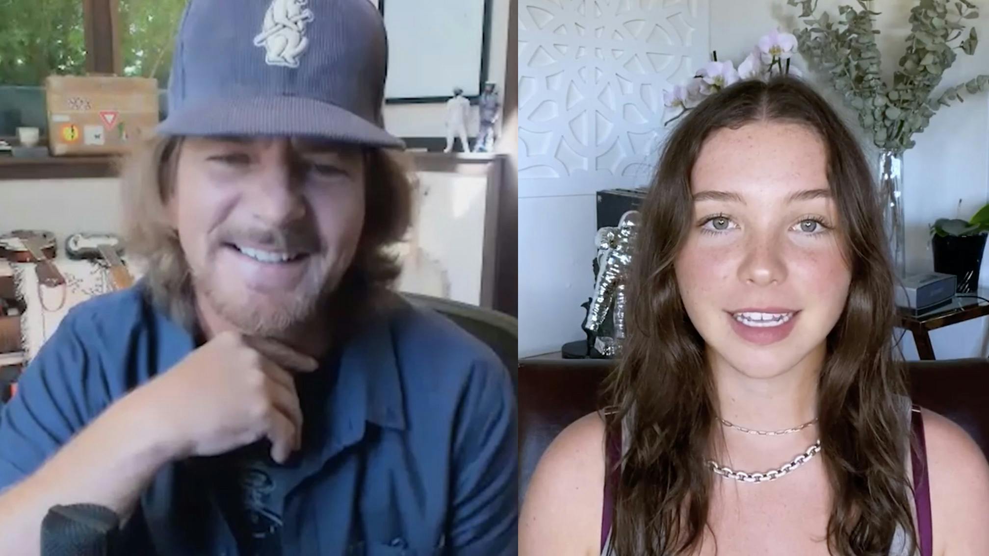 Watch Pearl Jam's Eddie Vedder Guest On Lily Cornell Silver’s Mental Health Series