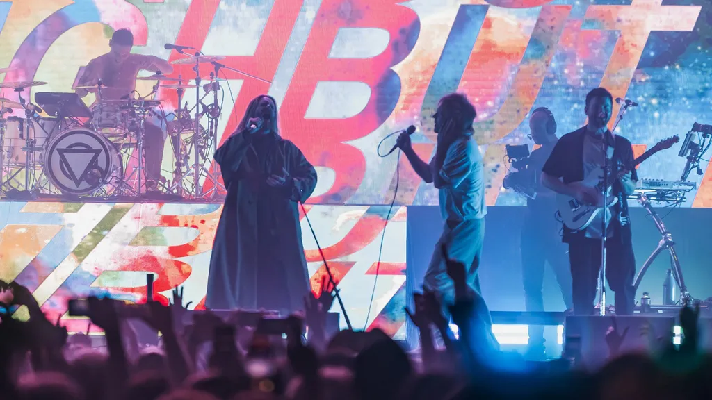 Enter Shikari Sam Ryder Wembley live 2024 credit Jez Pennington