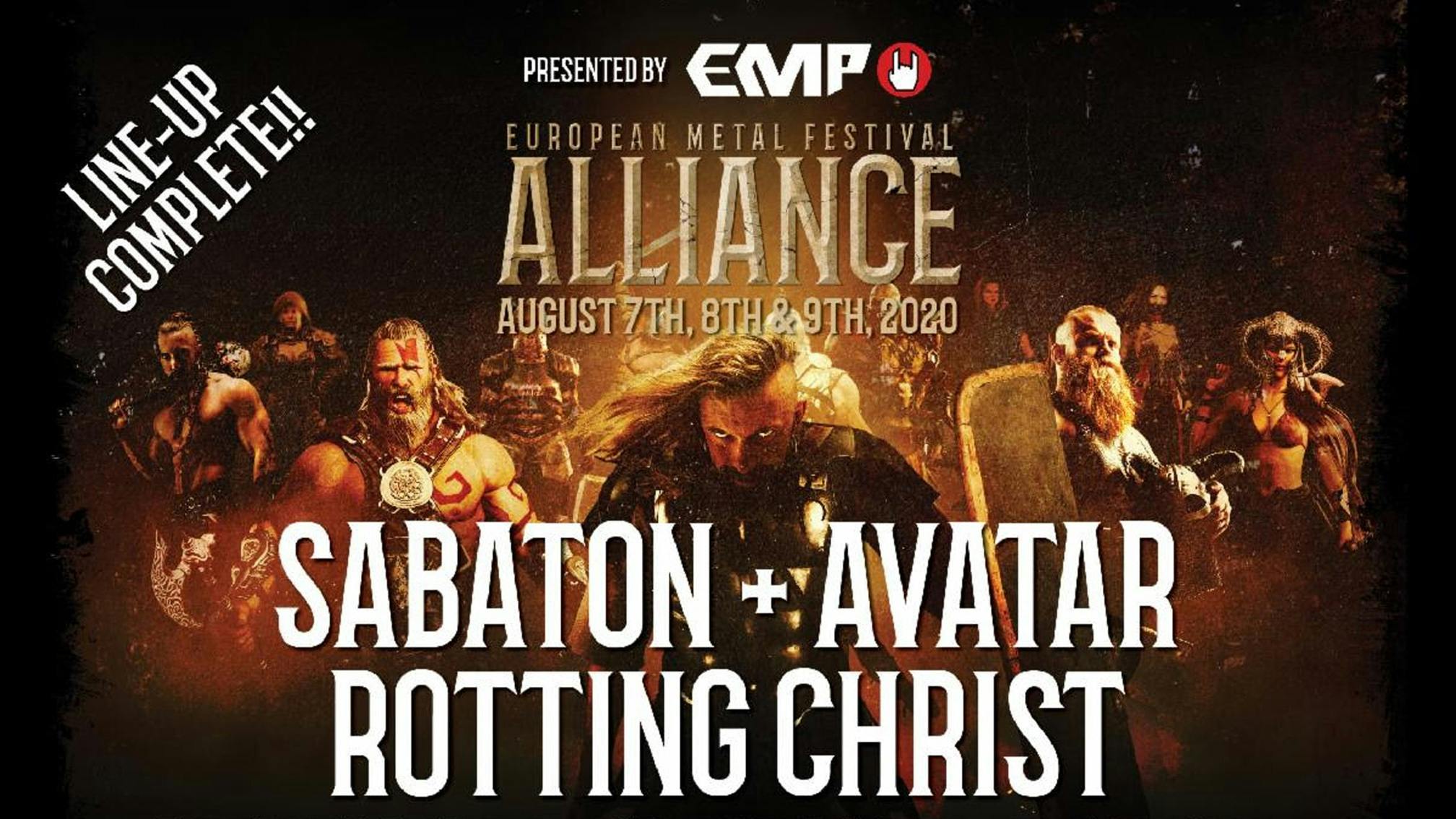 The European Metal Festival Alliance 2020 Line-Up Is Complete