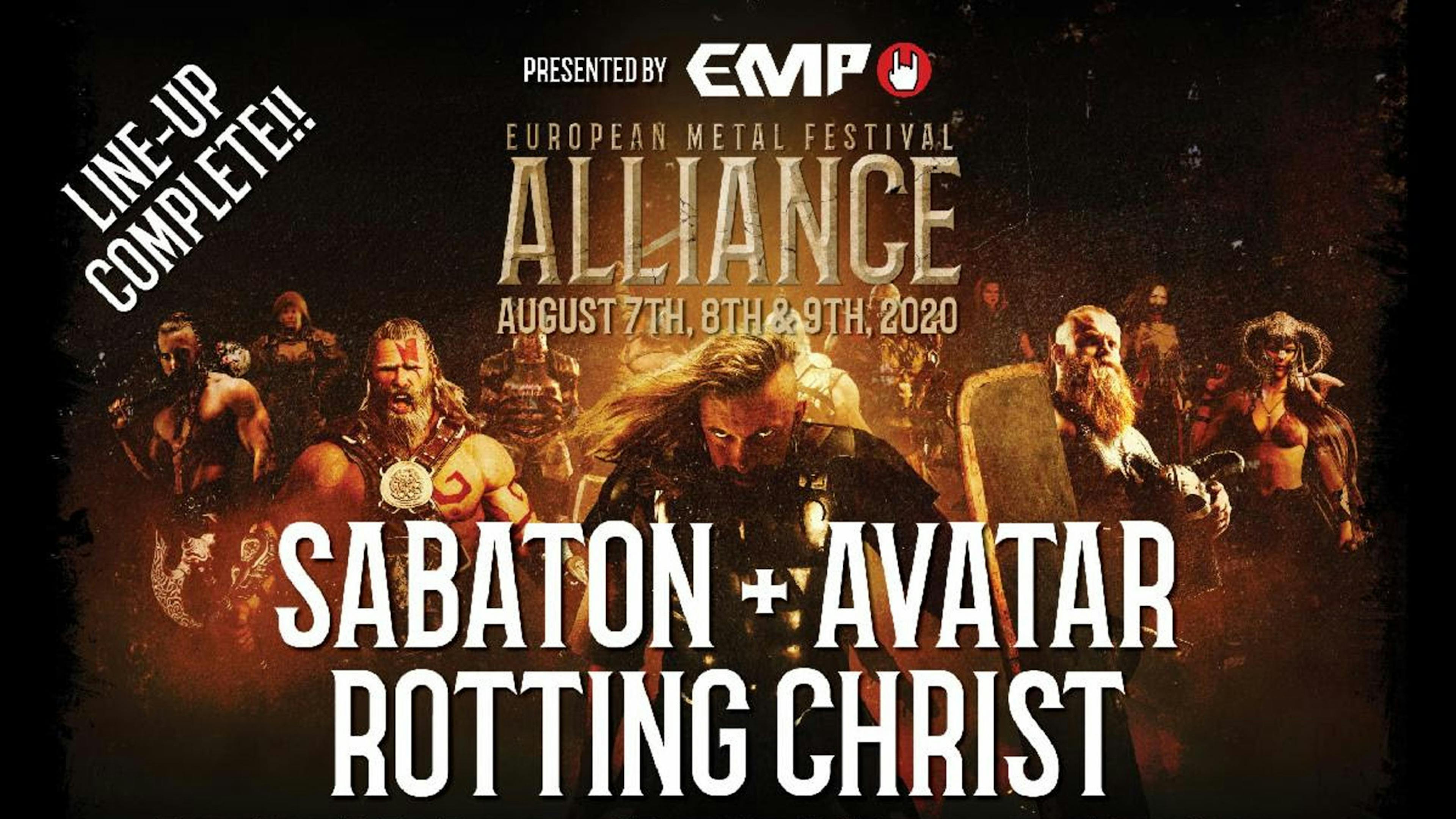 The European Metal Festival Alliance 2020 Line-Up Is Complete