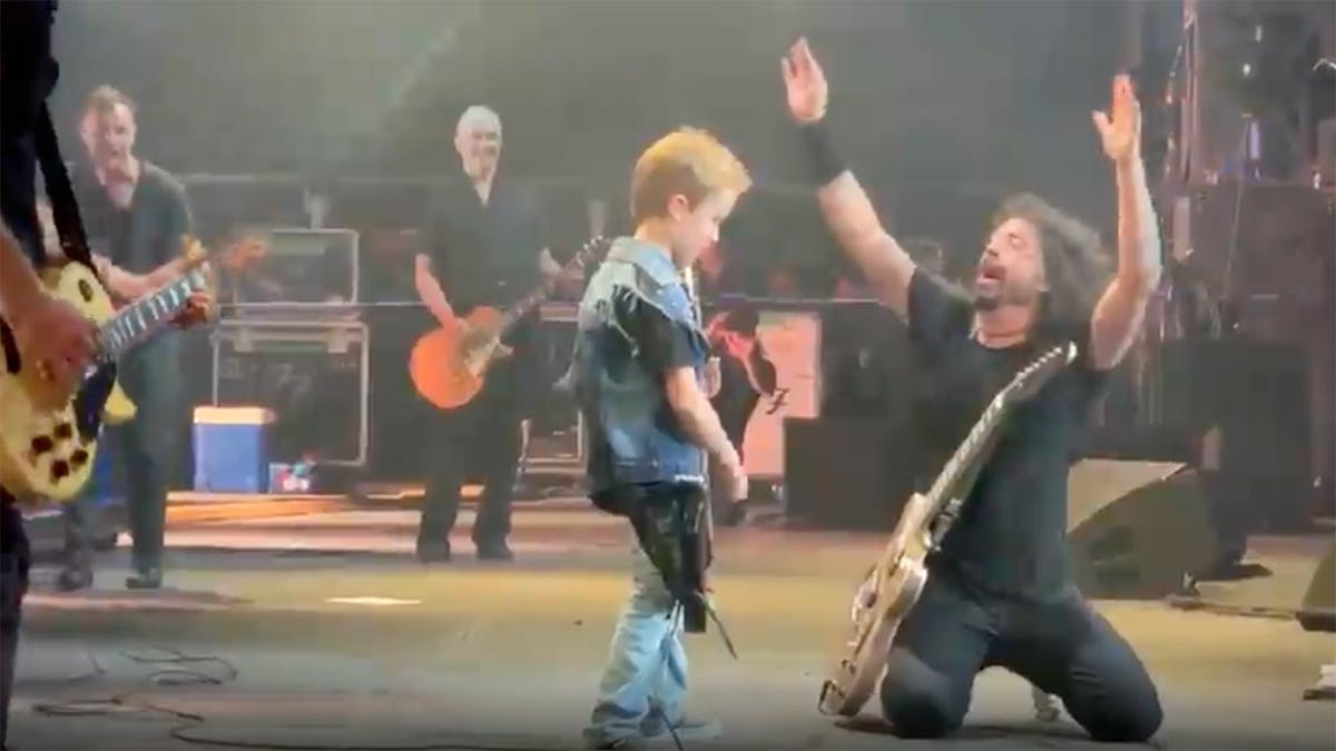 Watch Scott Ian's Son Play Everlong Onstage With Foo Fighters