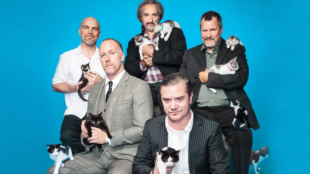 Faith No More with cats by Jimmy Hubbard