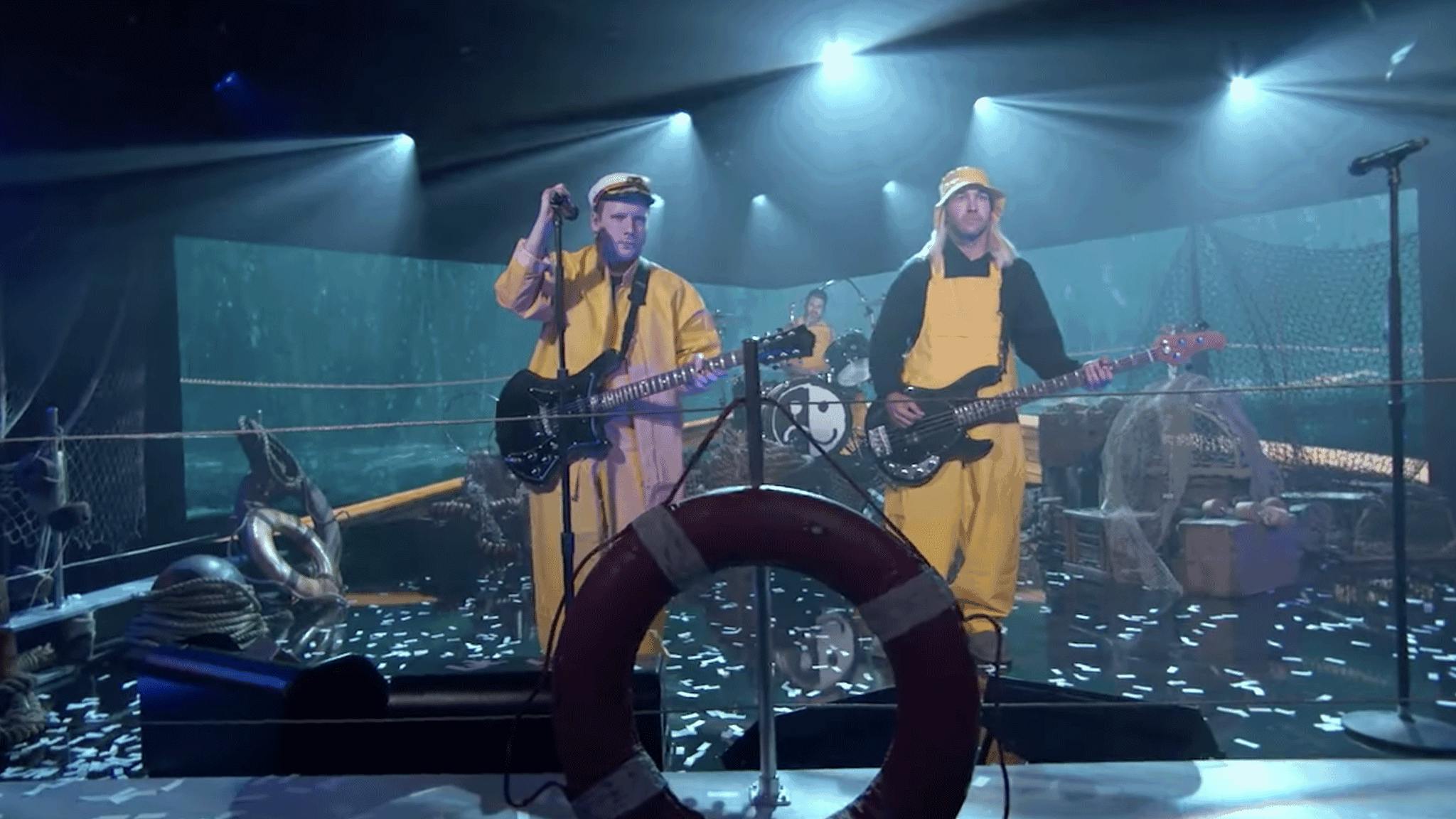 Watch Fall Out Boy’s nautical-themed performance on Jimmy Kimmel Live