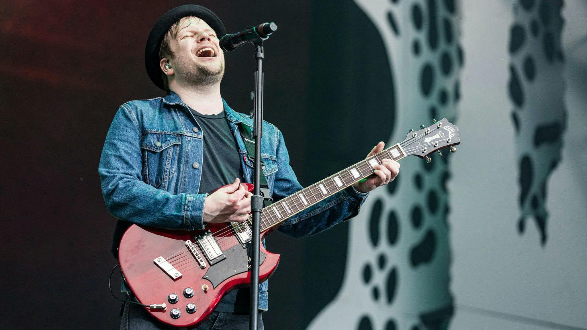 Fall Out Boy were working on “guitar-based” material that is now on the “back-burner”