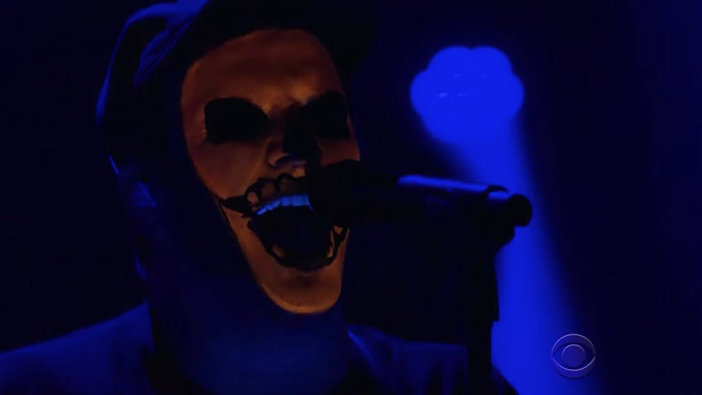 Watch Fall Out Boy Performing In Orange Glow-In-The-Dark Make-Up
