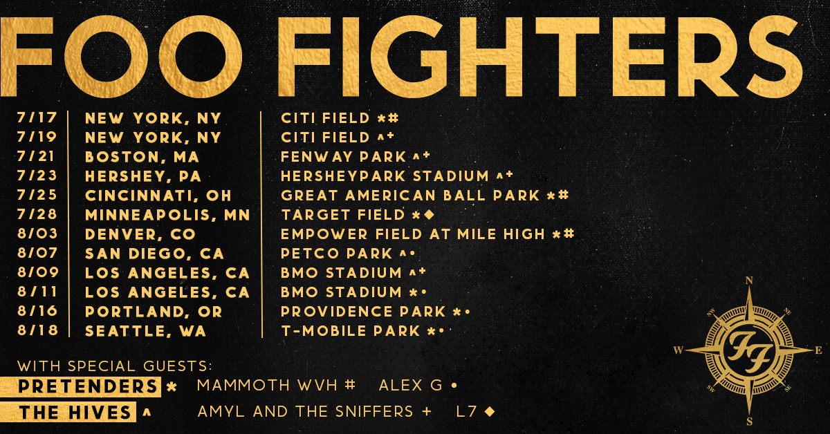 Foo Fighters Announce Huge 2024 U.S. Stadium Tour | Kerrang!