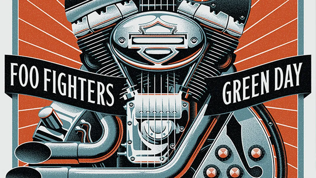 Foo Fighters Green Day Harley Davidson header