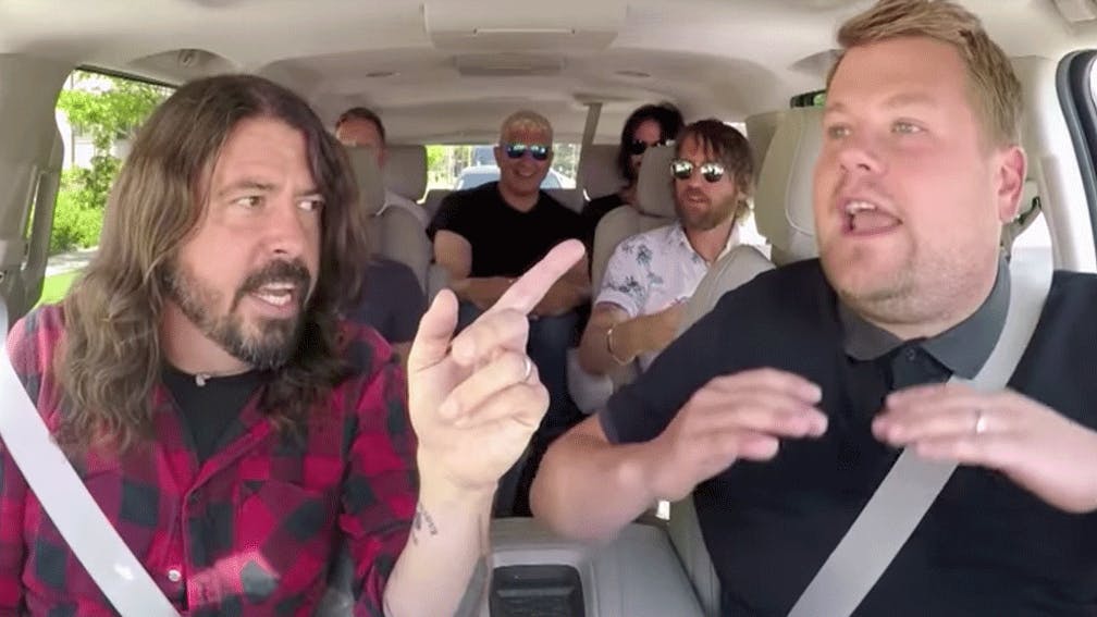 Watch Foo Fighters Sing Their Classics In Carpool Karaoke