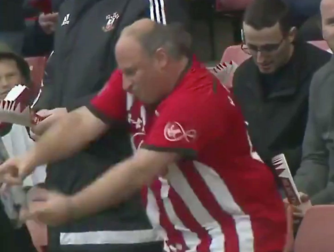 Football Fan Goes Viral After His Incredible Dancing To The Prodigy's Firestarter