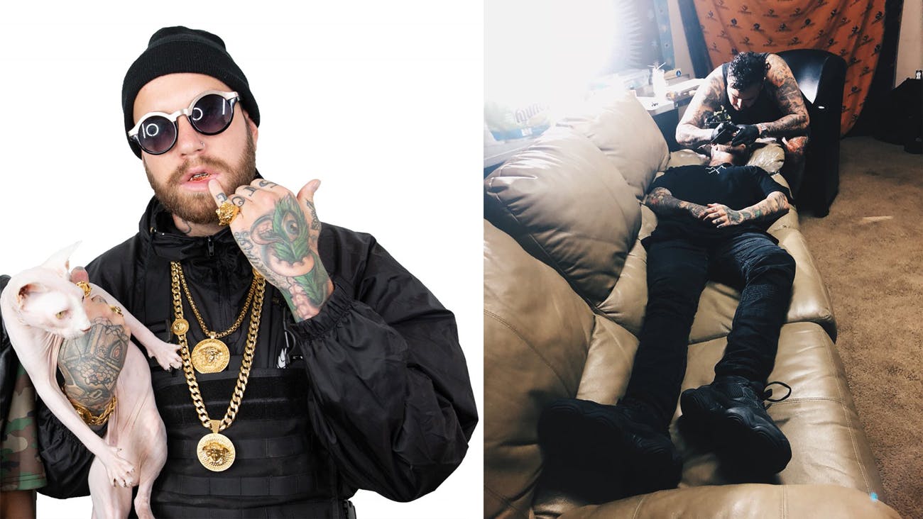 Attila Frontman Chris Fronzak Shares Pictures Of New Face Tattoo