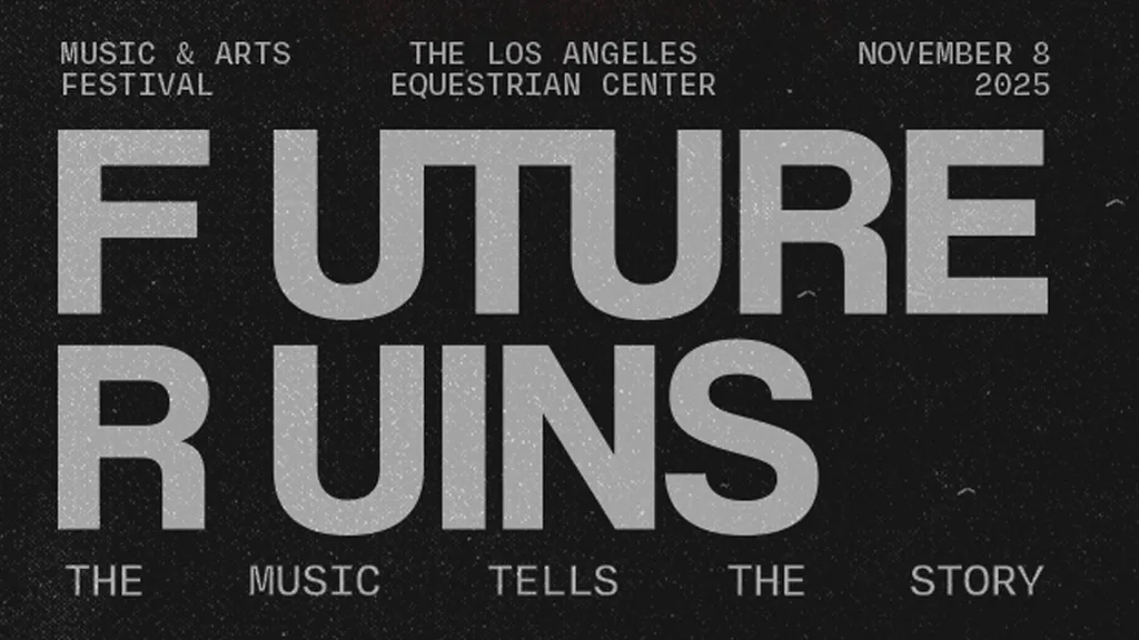 Future Ruins Music Arts festival 2025 logo poster header