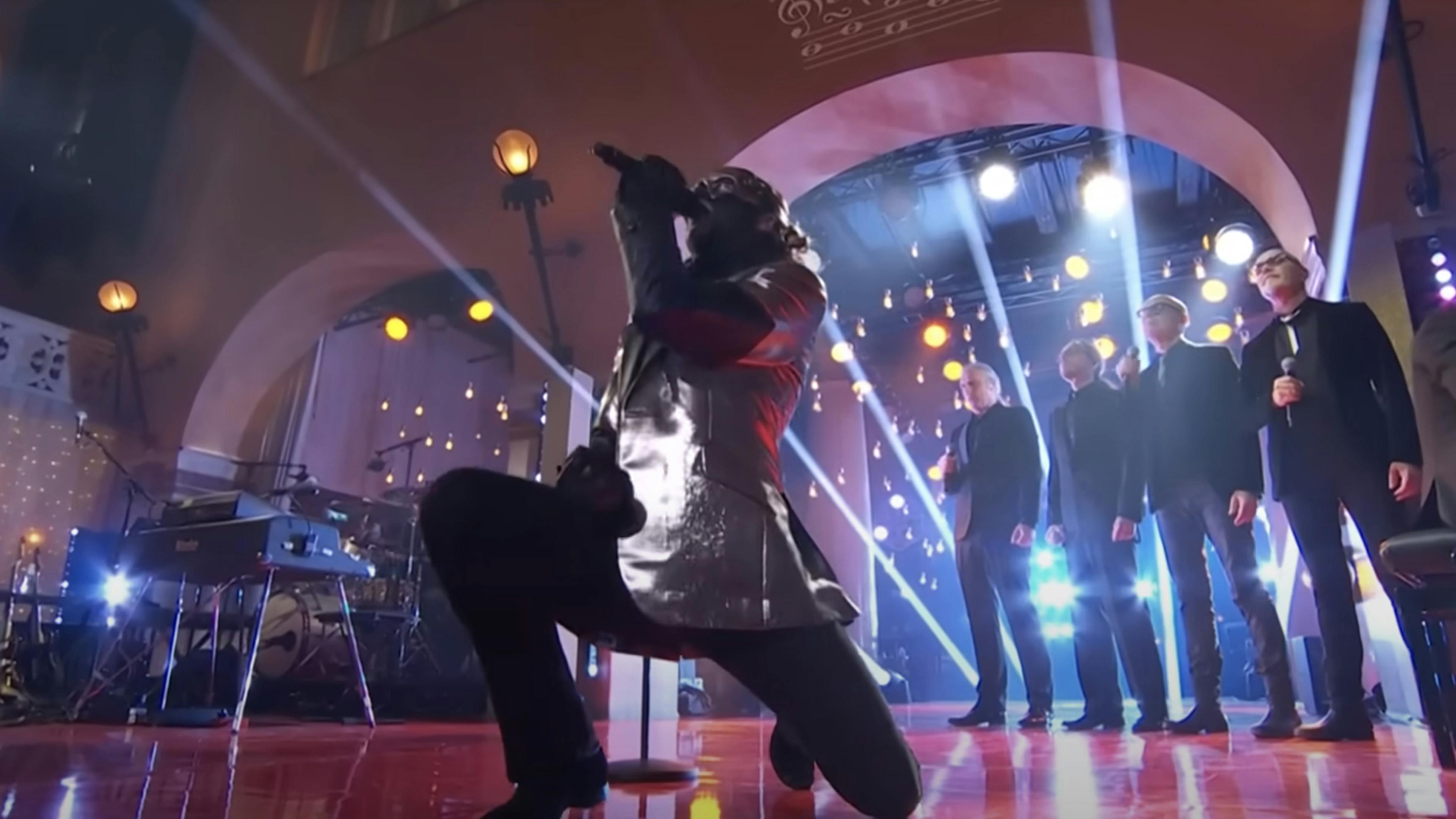 Watch Ghost’s Papa V Perpetua perform Bohemian Rhapsody in front of Queen