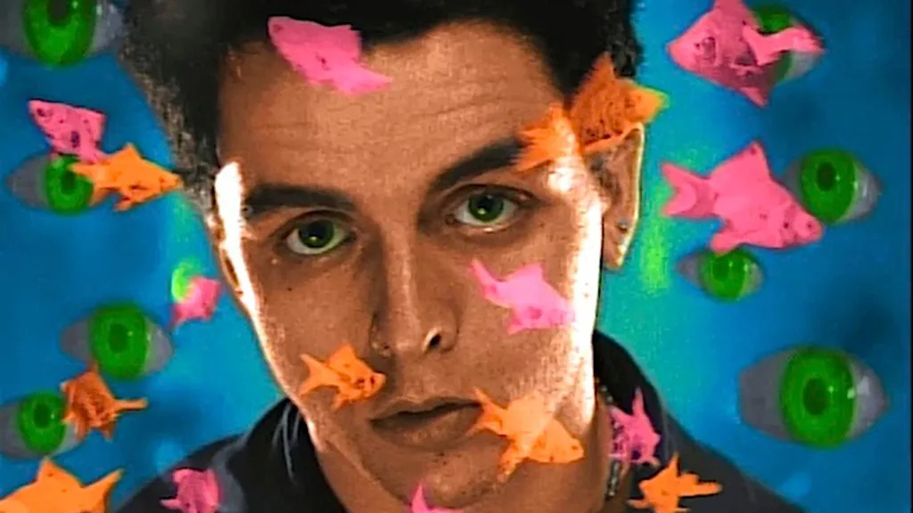 A screengrab of Green Day's video for Basket Case