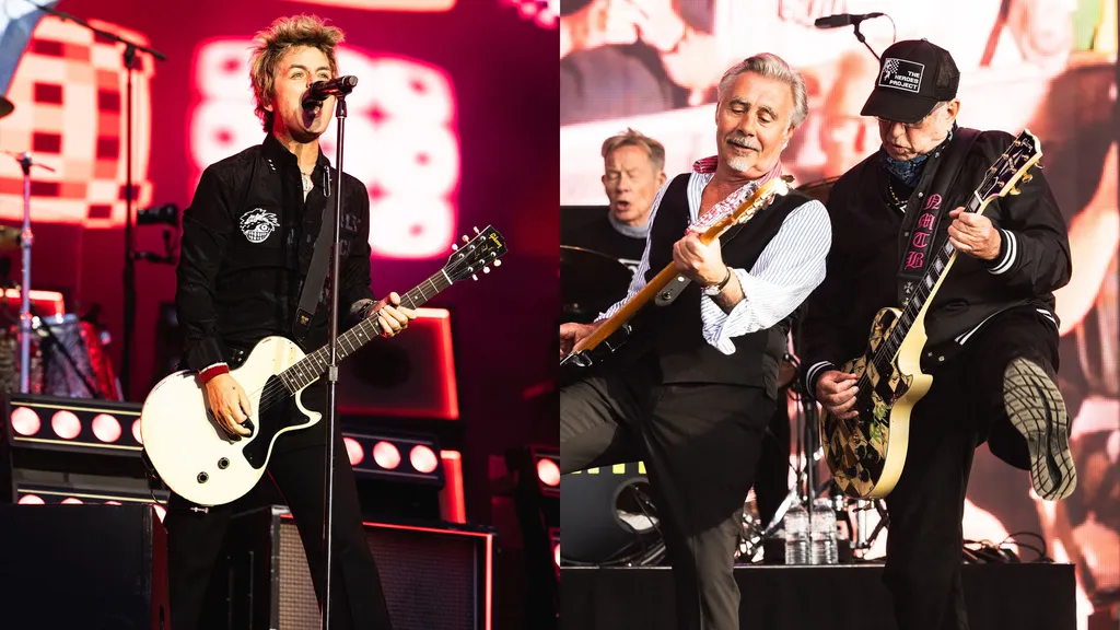 Green Day Billie Joe Armstrong Sex Pistols live Download Festival 2025 credit Jenn Five