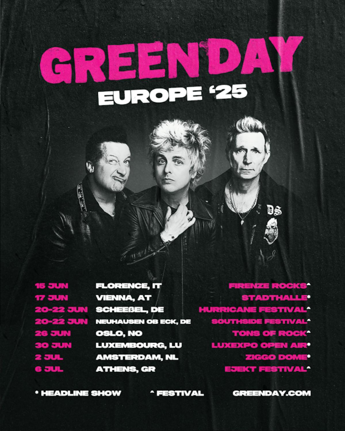 Green Day reveal European shows and tease that there’s “a… Kerrang!
