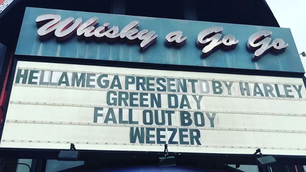 Green Day Fall Out Boy Weezer Whisky A Go Go
