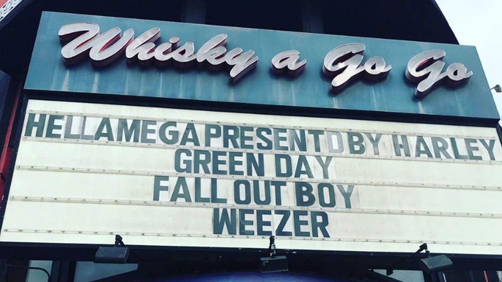 Here Are The Setlists From Green Day, Fall Out Boy And Weezer's Secret Show Last Night