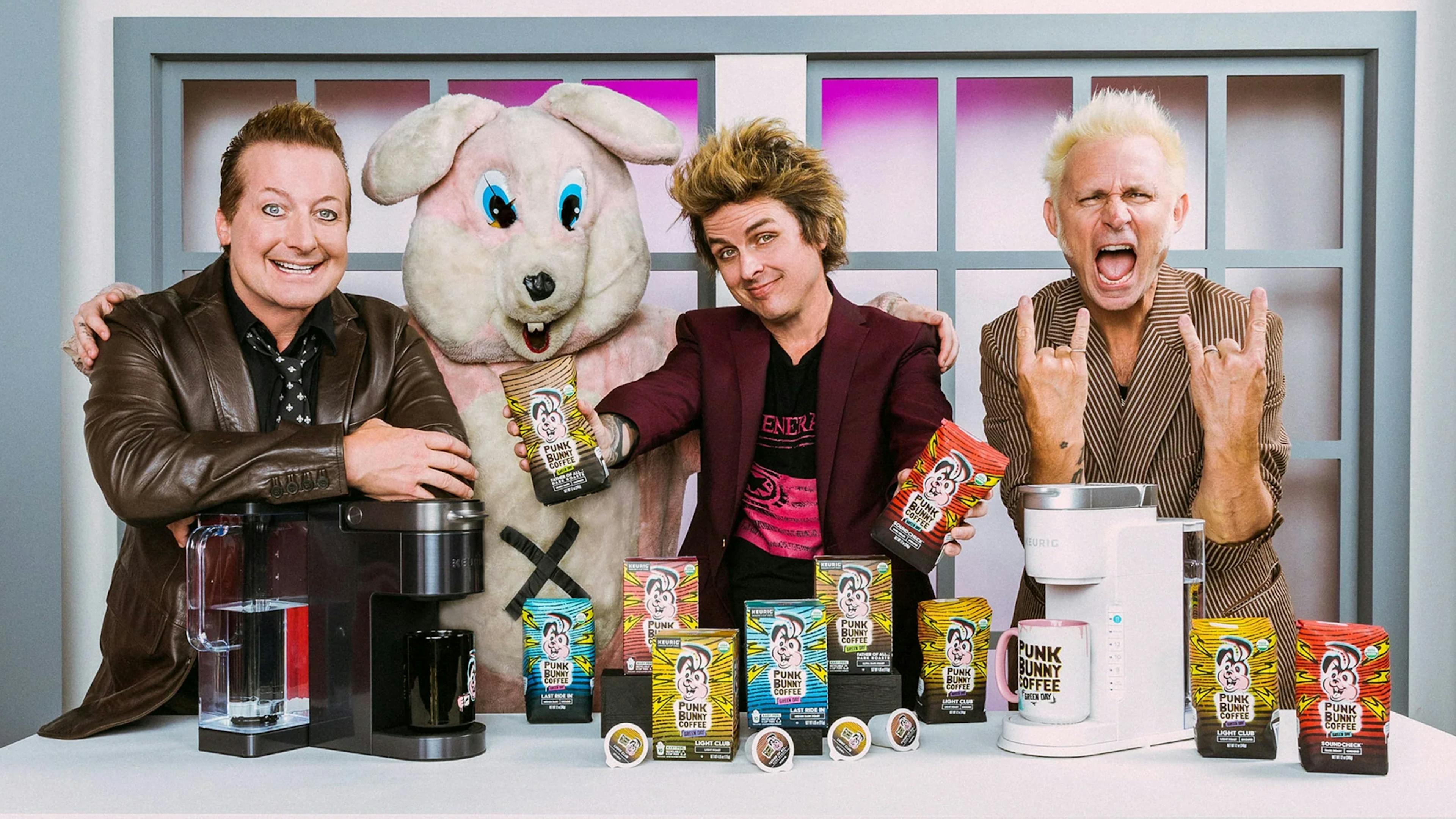 Green Day officially launch their very own Punk Bunny Coffee