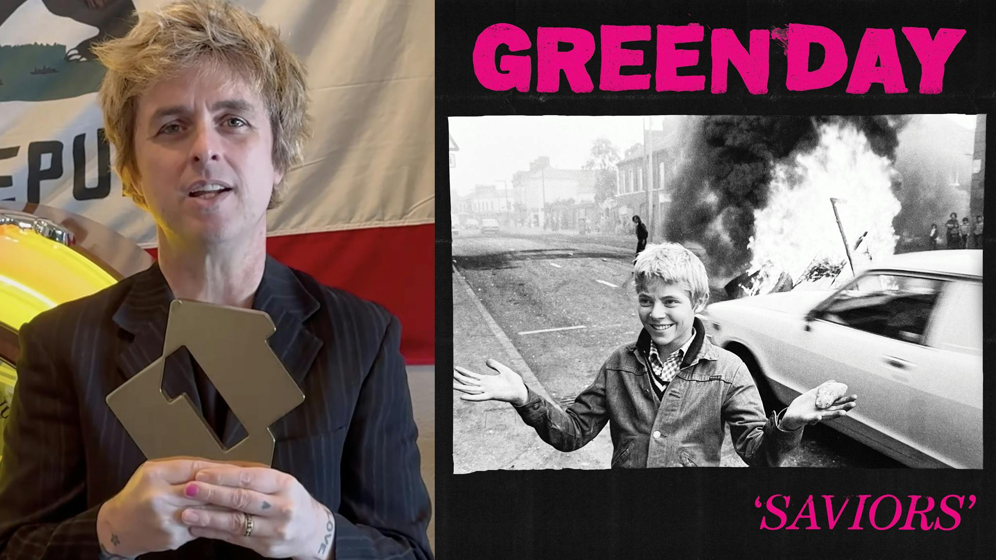 Green Day’s Saviors hits Number One in the UK charts: “We love you all”
