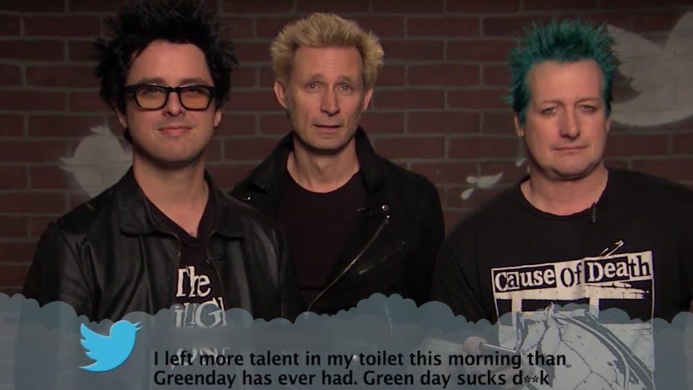 Green Day, blink-182, Fall Out Boy And More Read Out Their Mean Tweets