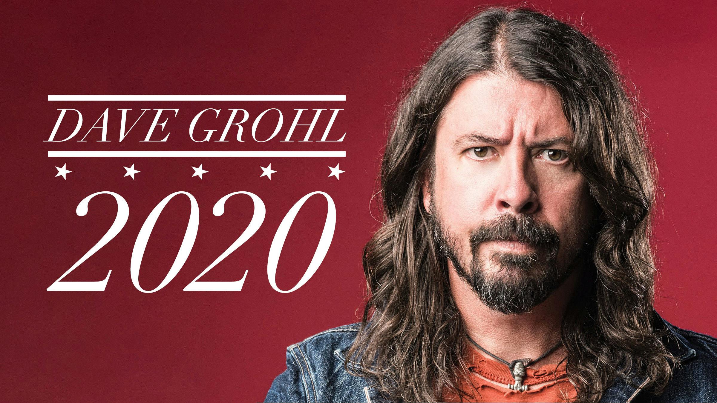 Dave Grohl Announces He Is Running For President in 2020