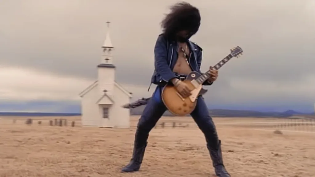 Guns N Roses Slash November Rain Video Grab