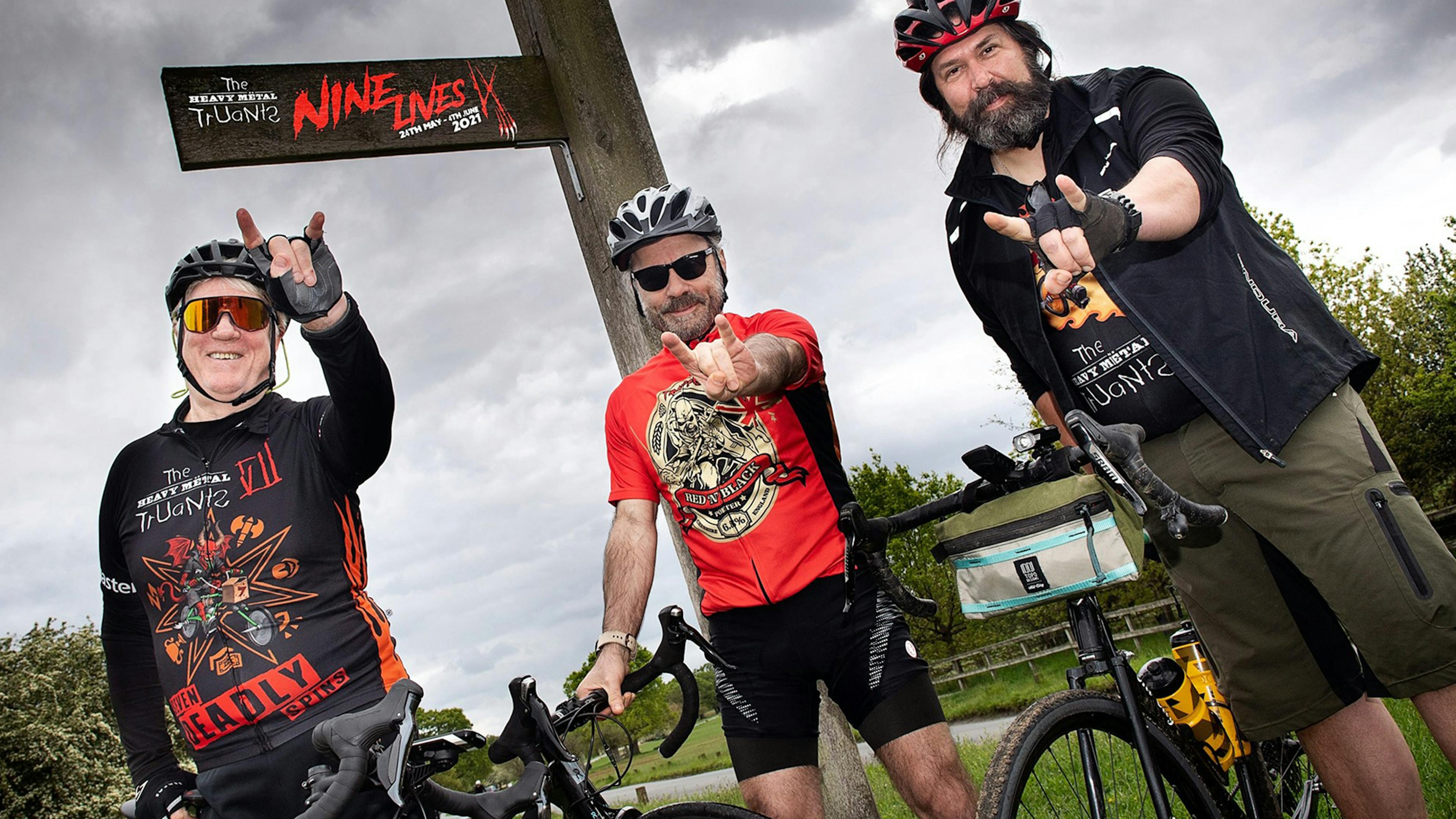 Heavy Metal Truants: Meet the wholesome metalhead bicycle gang raising money for charity