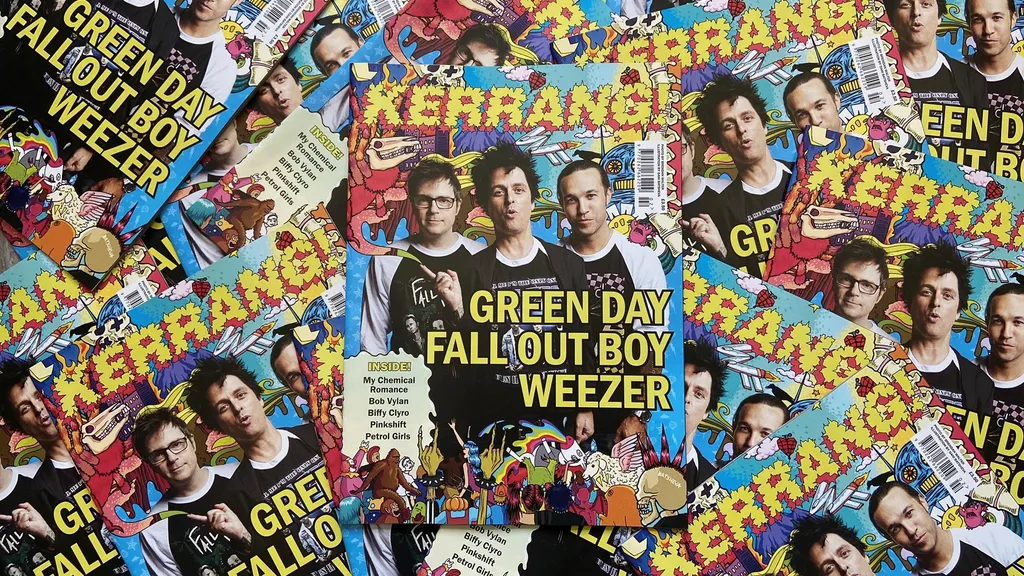 Hella Mega Tour Green Day Fall Out Boy Weezer Kerrang magazine May 2022 header