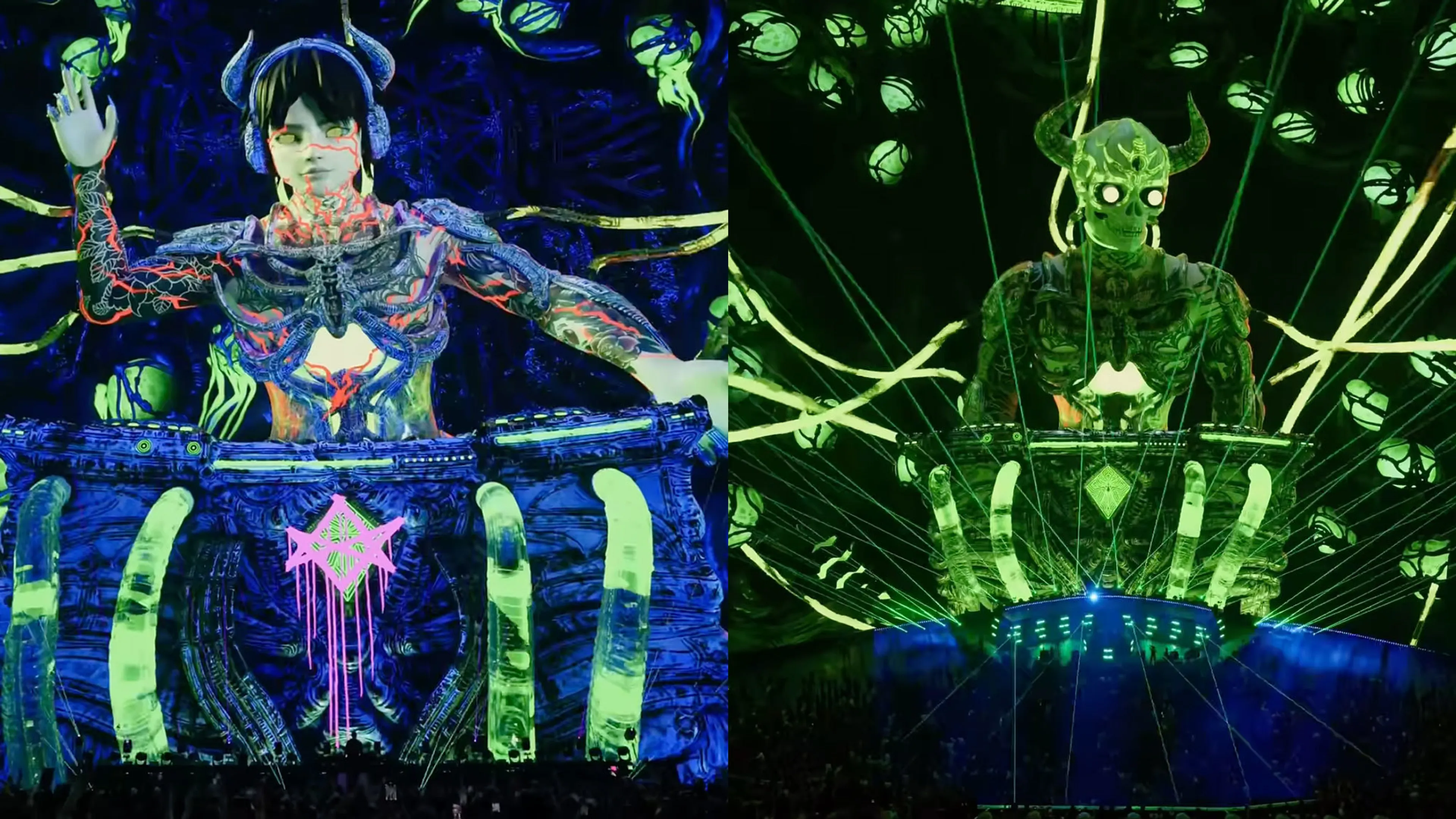 “Totally not at all demonic”: See ILLENIUM play his BMTH collab at Las Vegas Sphere