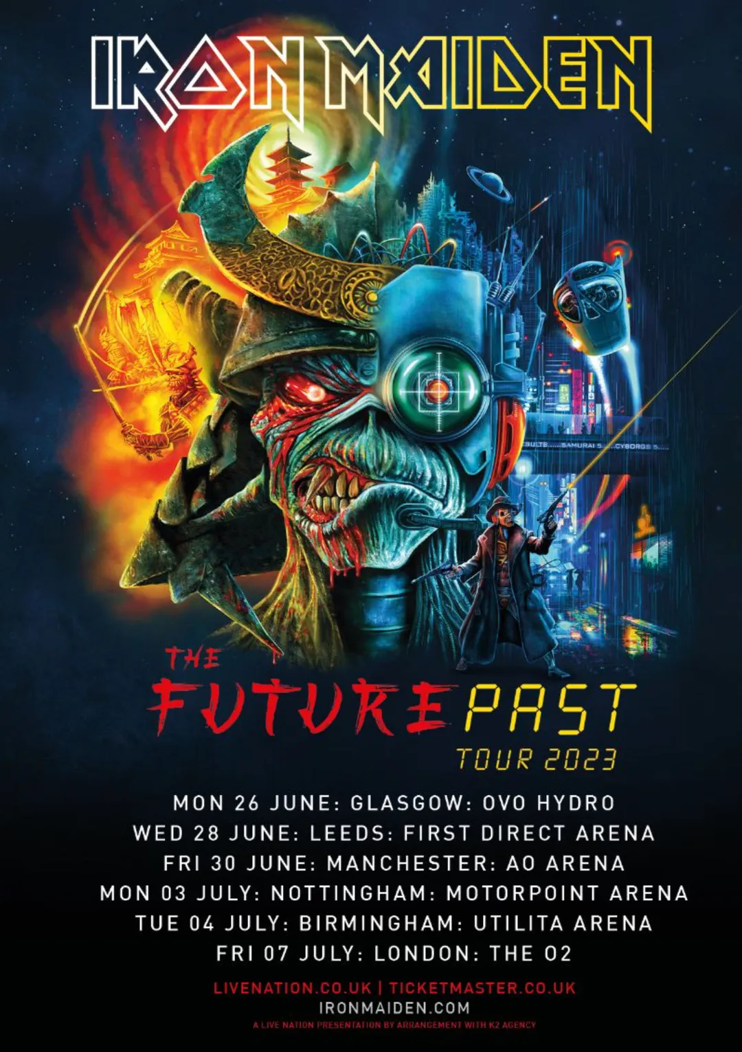 Iron Maiden announce 2025 The Future Past UK and European… Kerrang!