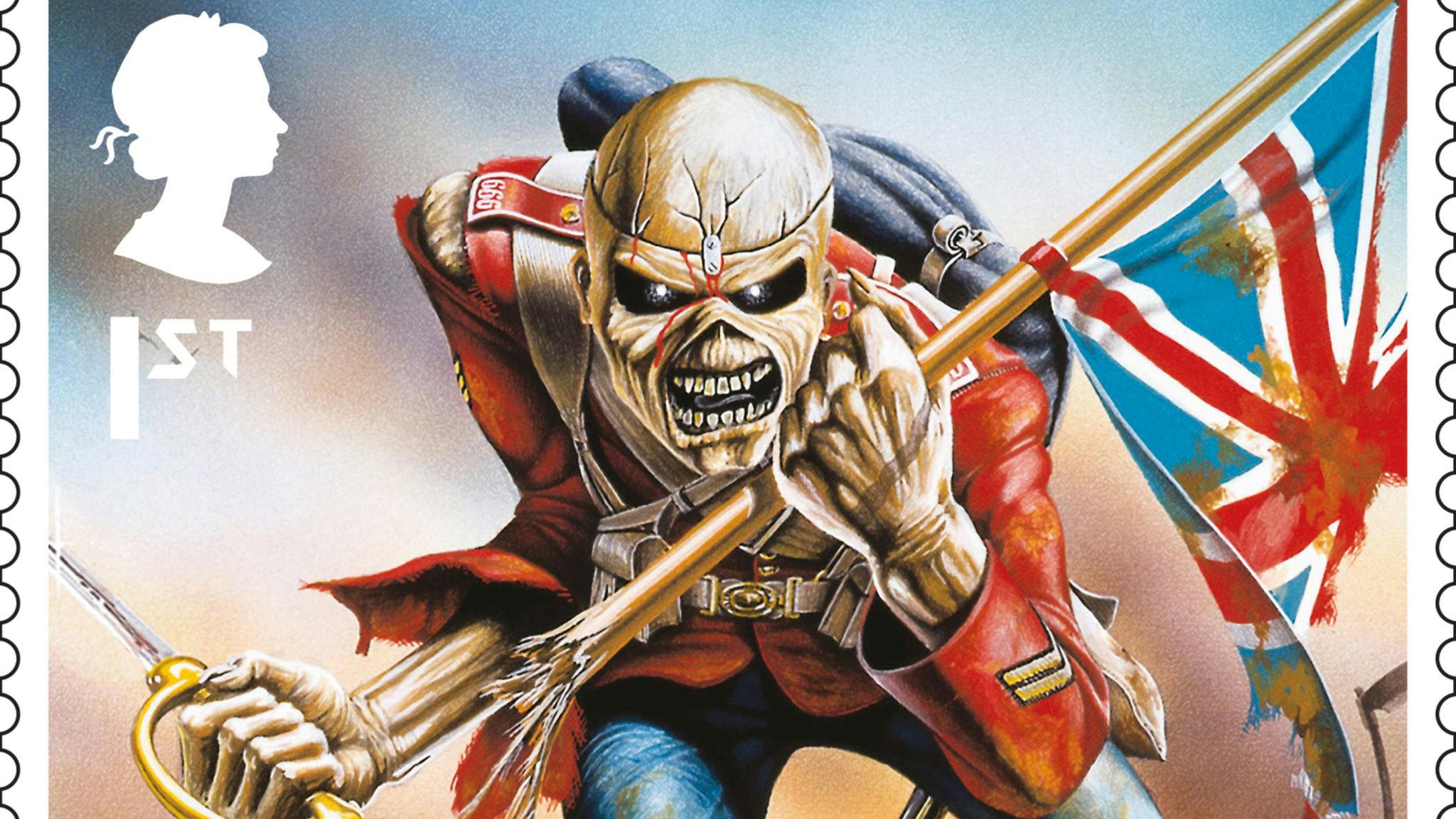 Royal Mail pay tribute to Iron Maiden with 12 special stamps