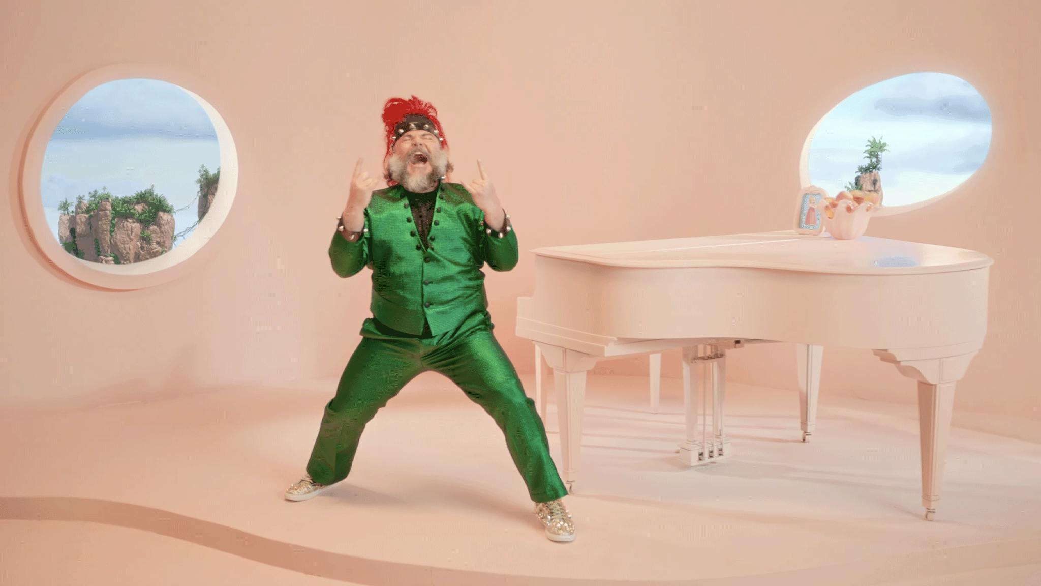 Jack Black unveils video for loved-up Bowser ballad Peaches
