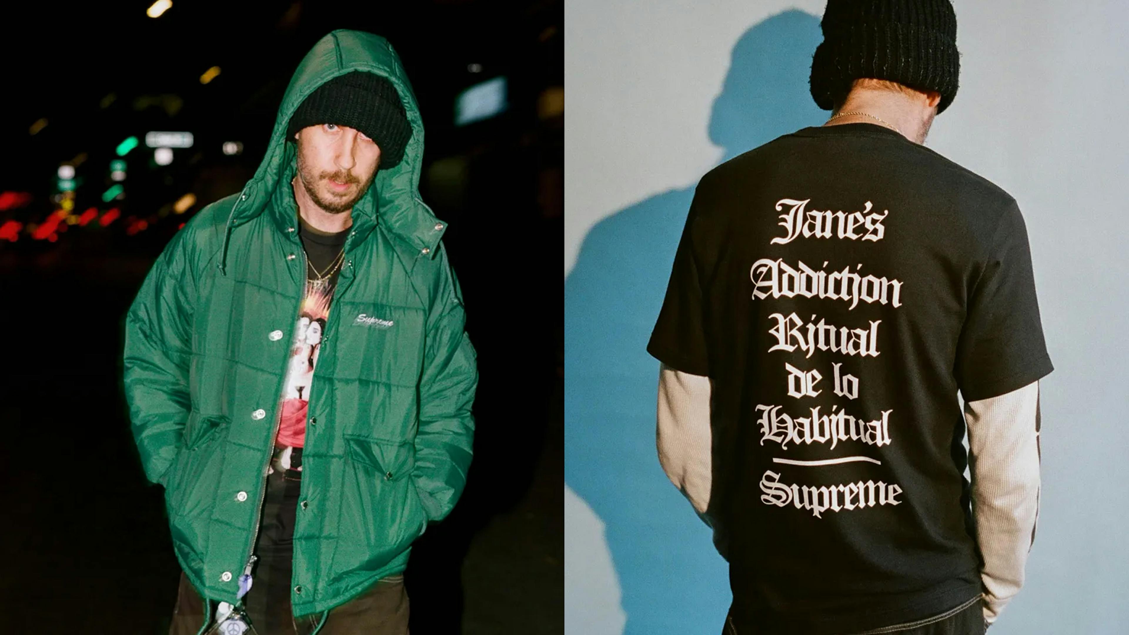 Supreme release official Jane’s Addiction autumn collection