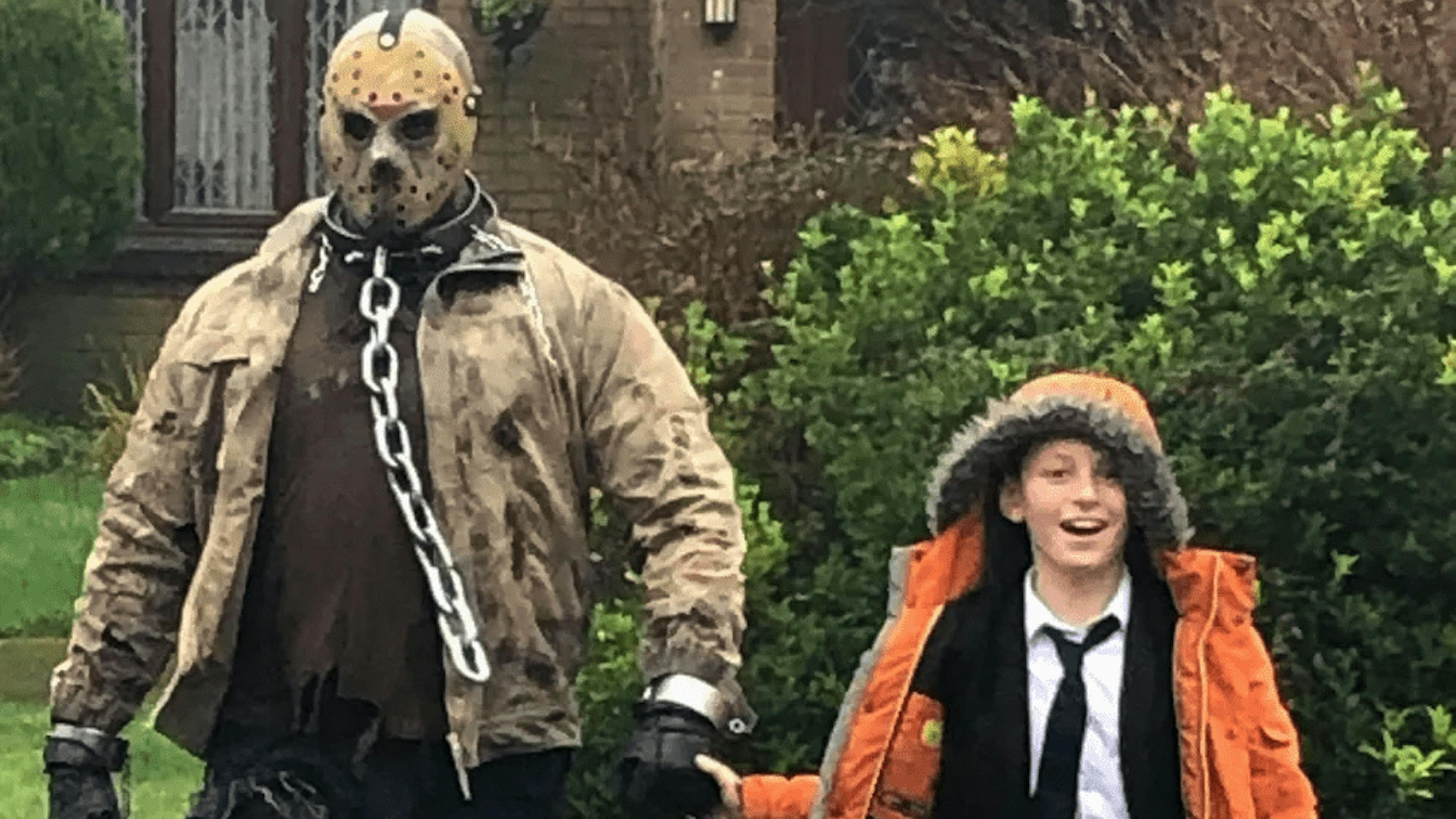 Best Dad Ever Has Jason Voorhees Pick His Son Up From School On His Birthday