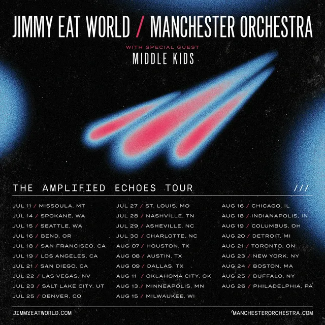 Jimmy Eat World and Manchester Orchestra announce… Kerrang!