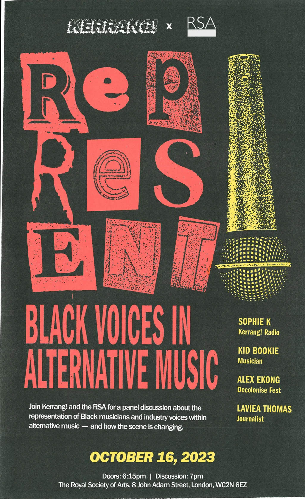 Kerrang RSA poster 2023