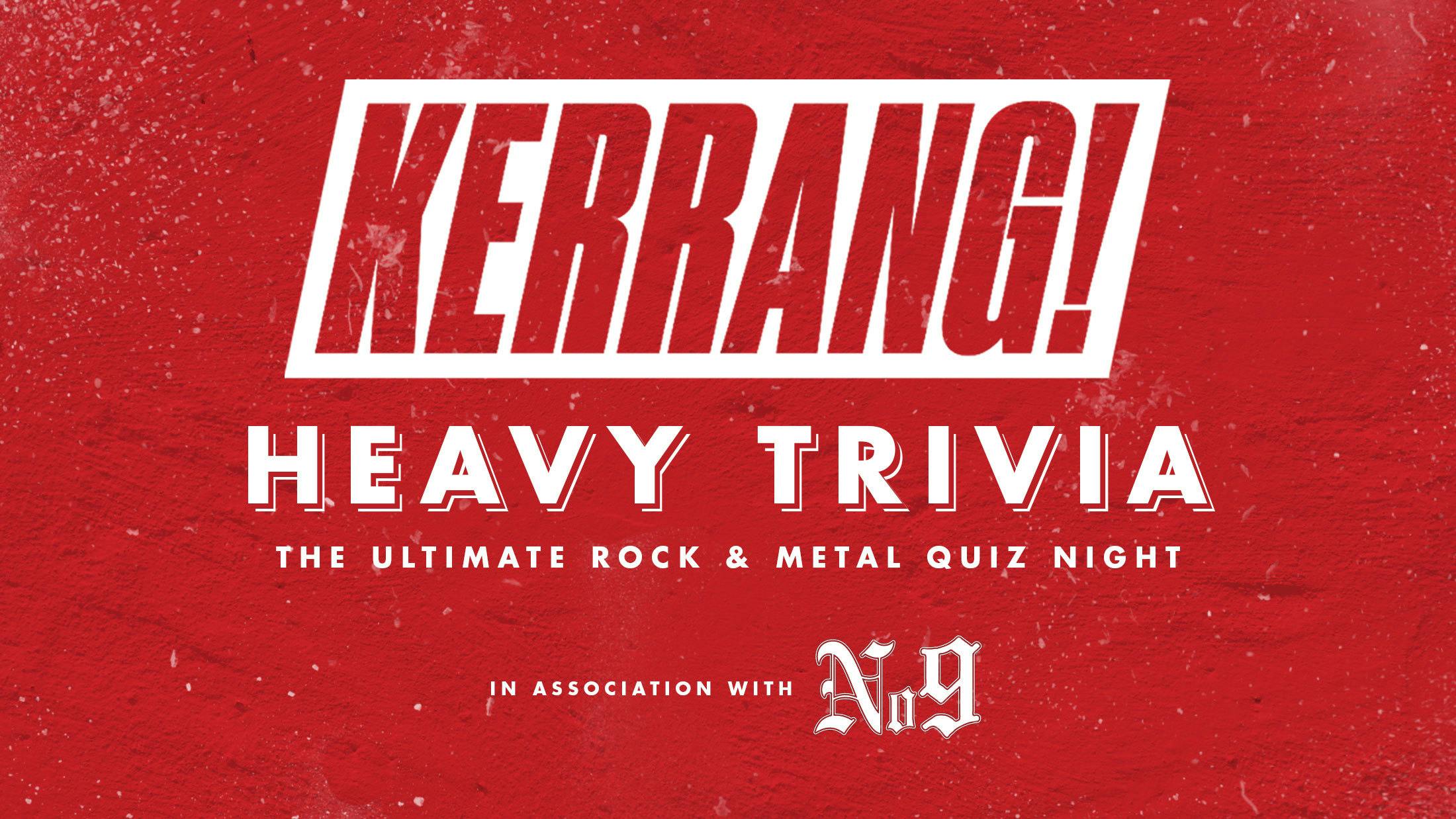Play The Kerrang! Heavy Trivia Quiz