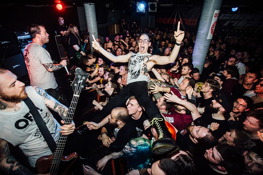 Gallery: All The Sweat, Stagediving And Insanity Of Cancer Bats Live In London