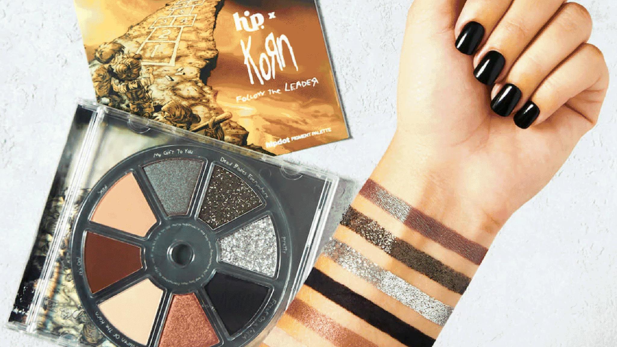Korn and HipDot unveil Follow The Leader make-up palette