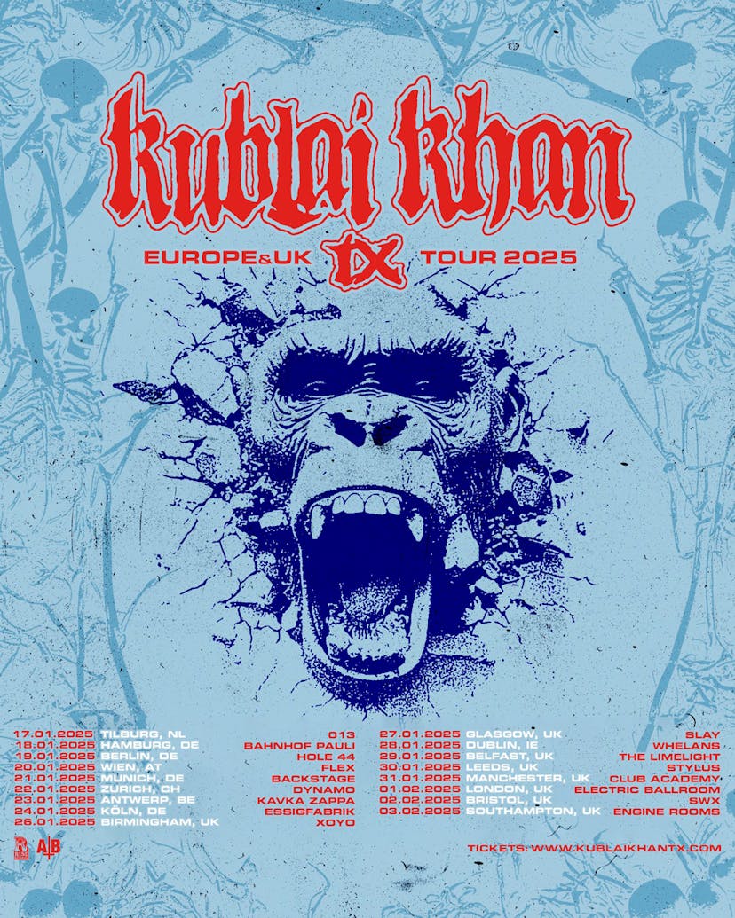 Kublai Khan TX announce 2025 European and UK tour Kerrang!