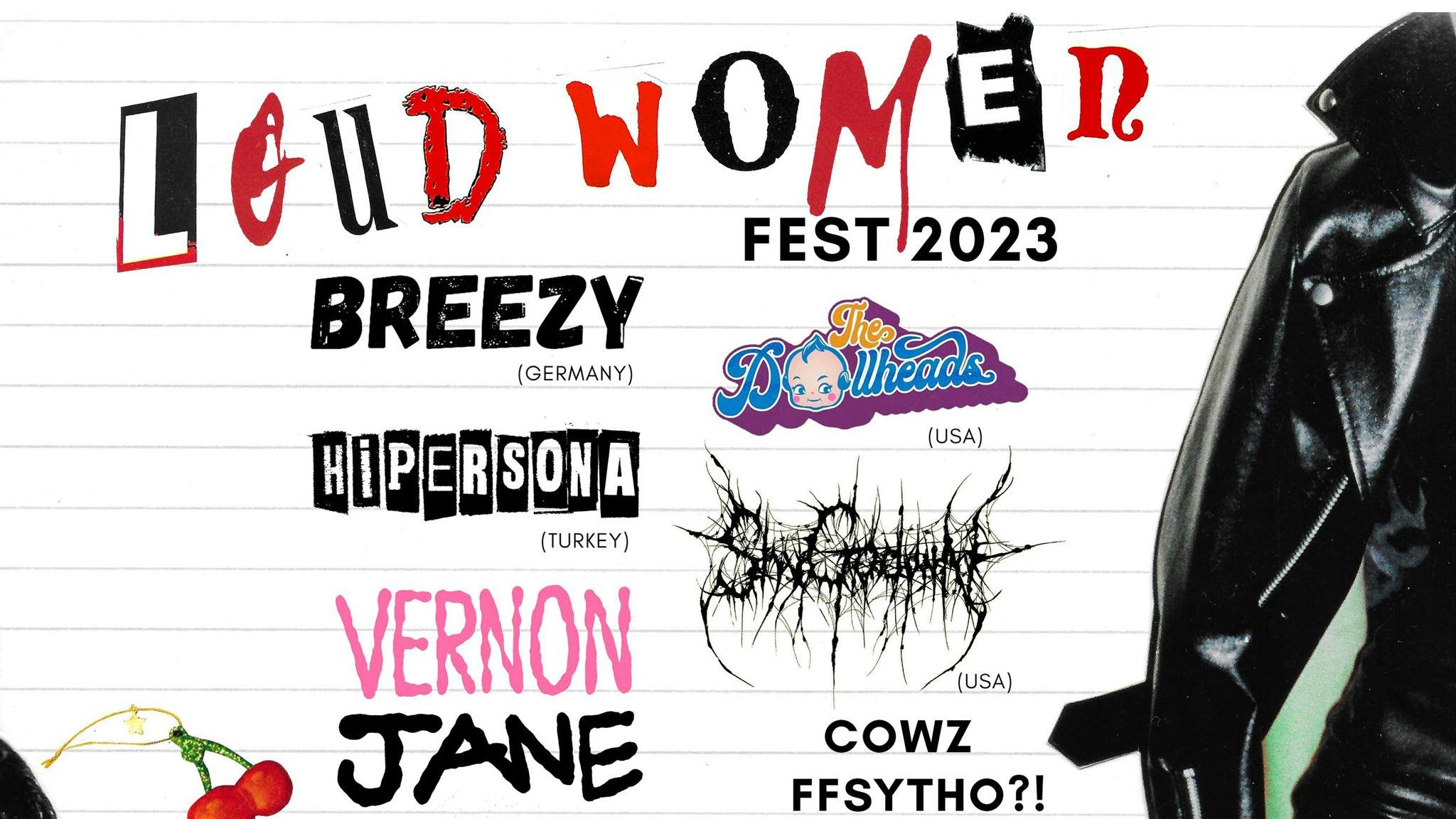 Here’s the full line-up for LOUD WOMEN Fest 2023
