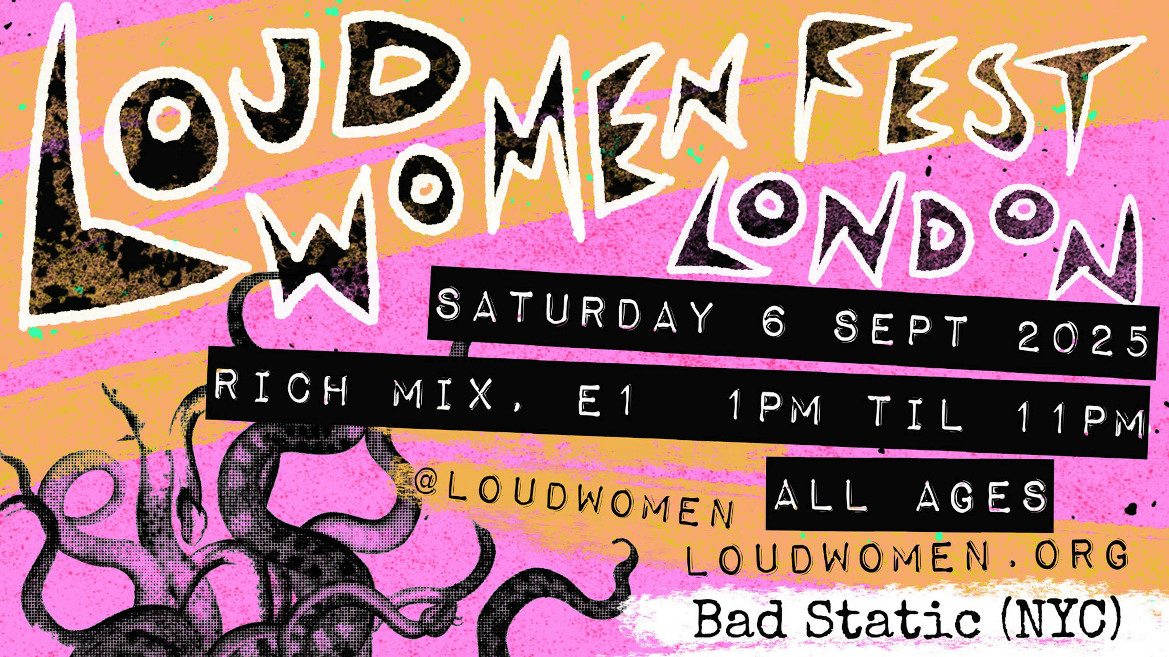 LOUD WOMEN Fest announces 10th anniversary line-up in London