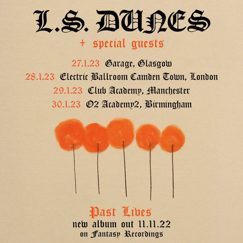 ls dunes uk tour tickets