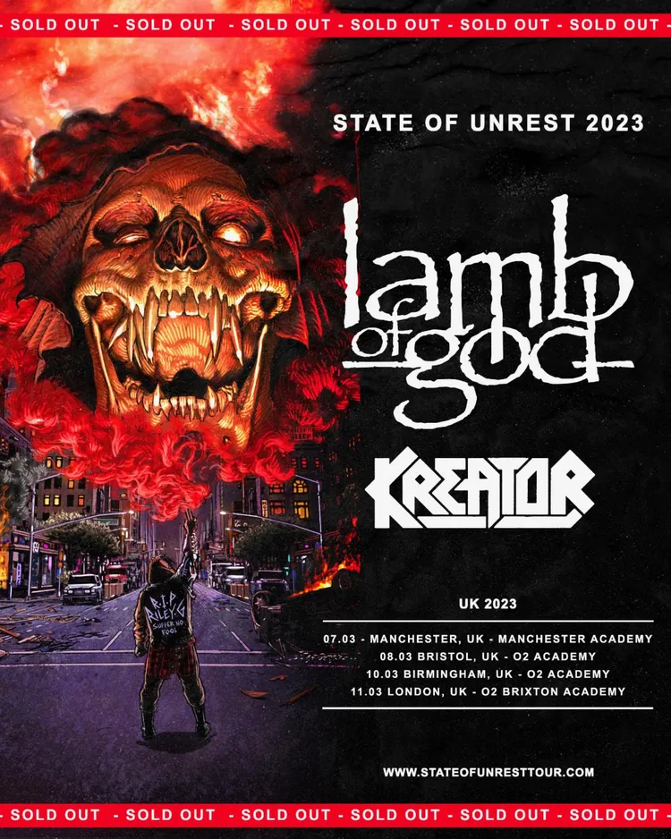 Lamb Of God postpone UK and European tour to 2023 Kerrang!