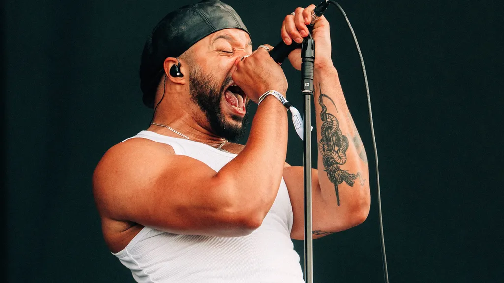 Loathe live 2025 Download Festival Kadeem France header credit Bethan Miller