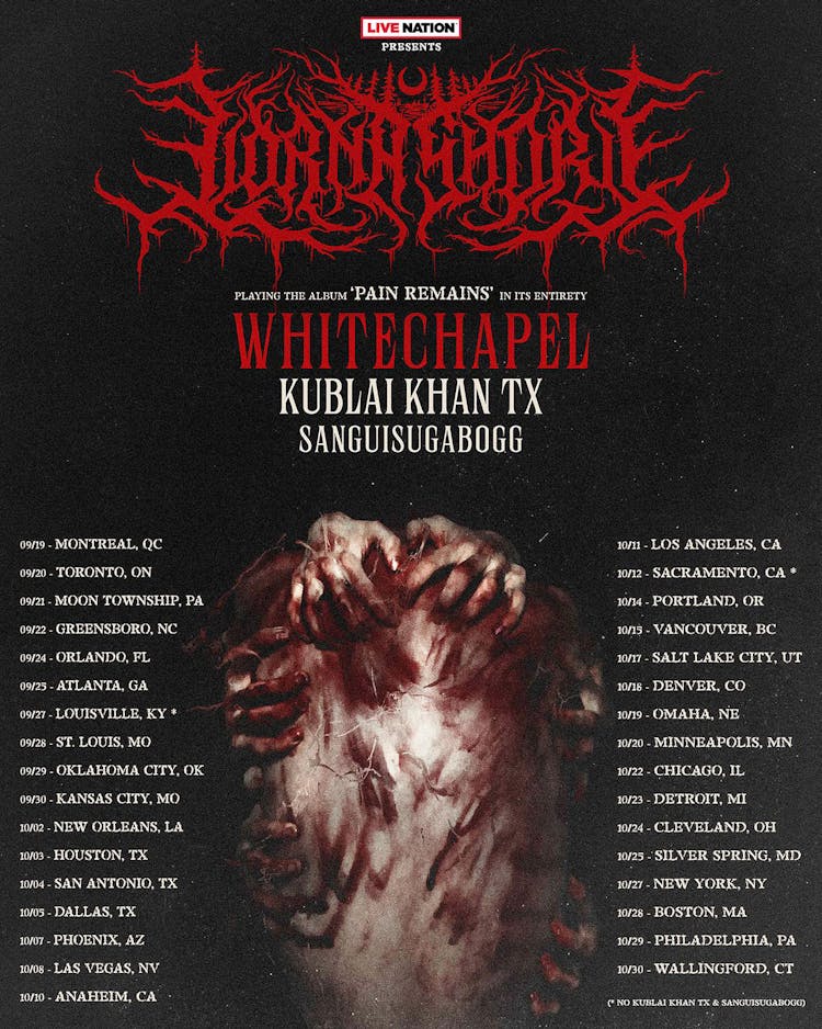 Lorna Shore Tour Poster 2025 Release Date 